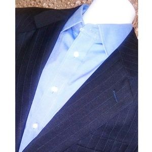 Today's Man Navy Blue Blazer